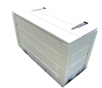 Skrzynia drewniana kufer duży pojemnik ogrodowa na zabawki 100x40x40