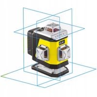 NIVEL SYSTEM LASER KRZYŻOWY 4D NIEBIESKI Bluetooth AKCESORIA WALIZKA CL4B