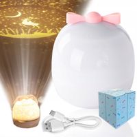 PROJEKTOR GWIAZD GALAXY LED USB LAMPKA NOCNA DLA DZIECI PREZENT NA ŚWIĘTA