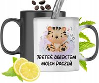 Kubek Magiczny Z Tygryskiem Zmieniający Kolor Z Nadrukiem Ze Zdjęciem