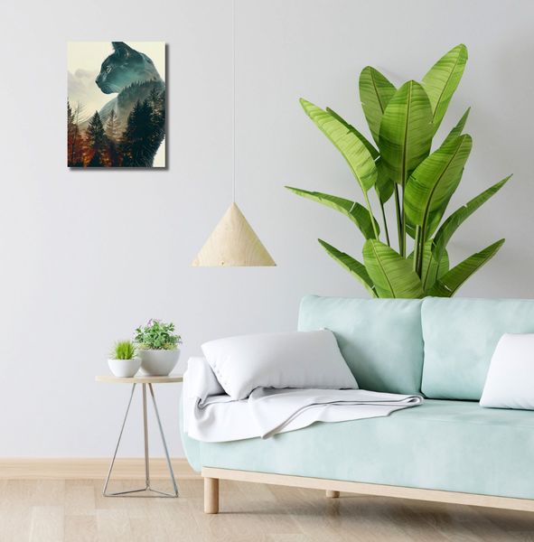 Obraz 30x40cm Koci Duch Lasu zdjęcie 2