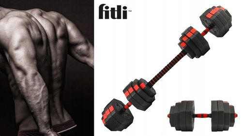 Hantle 2x20kg Bitumiczne Regulowane ZESTAW 40kg na Arena.pl