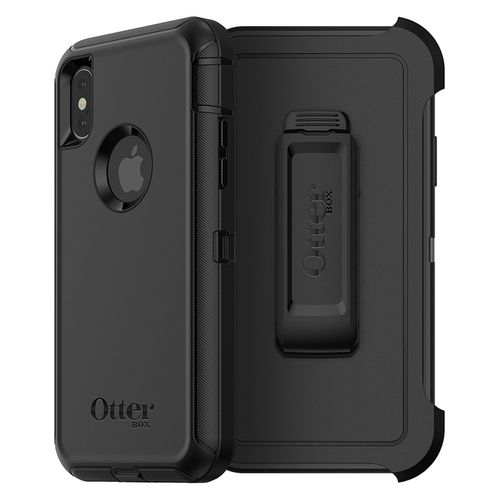 OTTER DEFENDER - PANCERNE ETUI Apple iPhone X - BLACK na Arena.pl