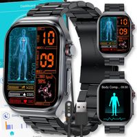 SMARTWATCH ZEGAREK WATCH DAMSKI MENU PL POLSKIE ROZMOWY MĘSKI AMOLED SPORT ET585