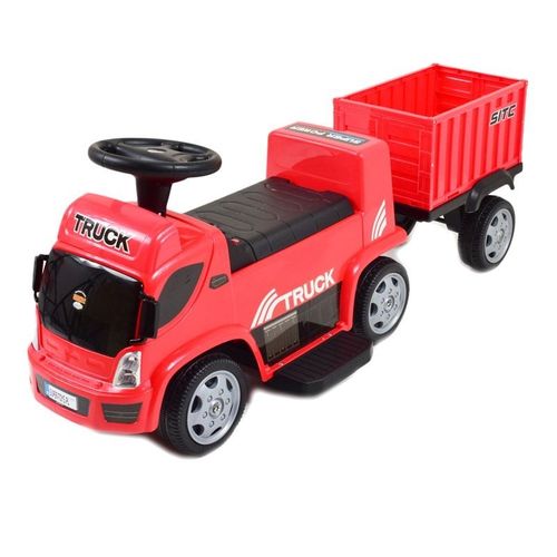 JEŹDZIK, CIĘŻARÓWKA NA AKUMULATOR Z PRZYCZEPĄ I DŹWIĘKAMI/GTS-6688-E na Arena.pl