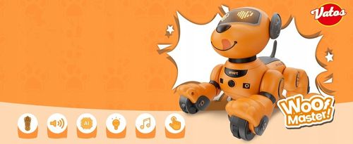 ROBOT INTERAKTYWNY PIES PIESEK ZDALNIE STEROWANY PROGRAMOWANY 20+ FUNKCJE na Arena.pl