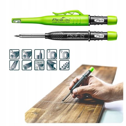 PICA DRY 3030 Znacznik Automatyczny Ołówek Budowlany Stolarski z Temperówką na Arena.pl