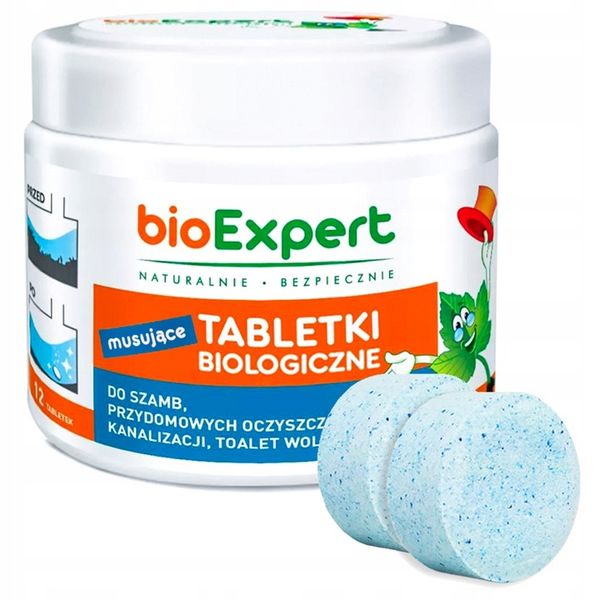TABLETKI BIOLOGICZNE do SZAMBA BAKTERIE bioExpert tabletki do zdjęcie 1