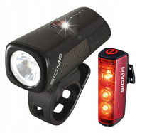 MARKOWY ZESTAW ROWEROWY MOCNA LAMPKA SIGMA BUSTER 400 TYŁ BLAZE 400LM USB-C