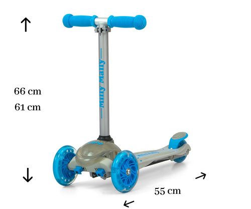 Milly Mally Scooter Zapp Grey na Arena.pl