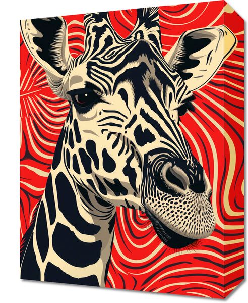 Obraz 30x40cm Wzrok Żyrafy zdjęcie 1