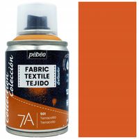 2 x Farba do tkanin SPRAY Pebeo 7A TERRACOTTA 100ml aerozol tekstyli ubrań