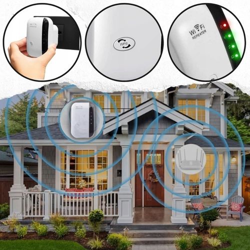 WZMACNIACZ SYGNAŁU Wi-Fi MOCNY REPEATER 300MB/S 2 TRYBY FUNKCJA WPS na Arena.pl