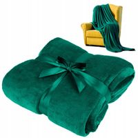 Koc polarowy Teesa gruby ciepły narzuta 200x220