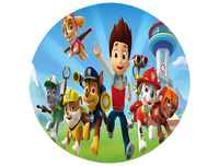 Opłatek na tort Psi Patrol