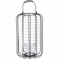 LAMPION metalowy MINIMALISTYCZNY stylowy 37 cm