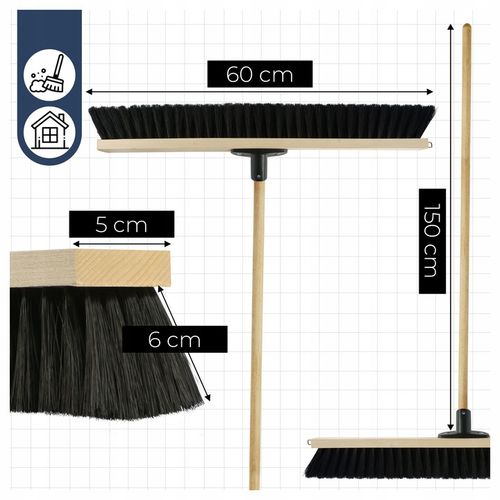 MIOTŁA SZCZOTKA 60 ULICÓWKA PCV ZAMIATACZ ZMIOTKA DO ZAMIATANIA Z na Arena.pl