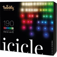 Twinkly Icicle 190 LED RGB+W 5x0,7 m
