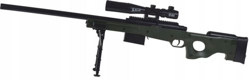 WIELKI KARABIN IMPONUJĄCY DESIGN AUTOMAT 2W1 REALISTYCZNY CELNY ZESTAW na Arena.pl