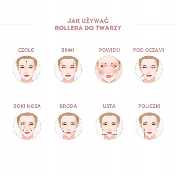 ROLLER WAŁEK KWARCOWY DO TWARZY + KAMIEŃ GUA SHA DO MASAŻU TWARZY I CIAŁA zdjęcie 6