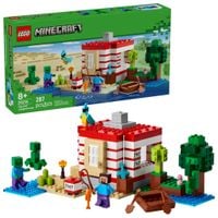 LEGO Minecraft 21275 Dom TNT w dżungli Klocki Zestaw z Figurkami 8+