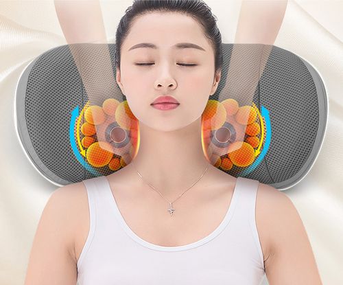 Poduszka masująca shiatsu masażer do karku pleców brzucha ud stóp na Arena.pl