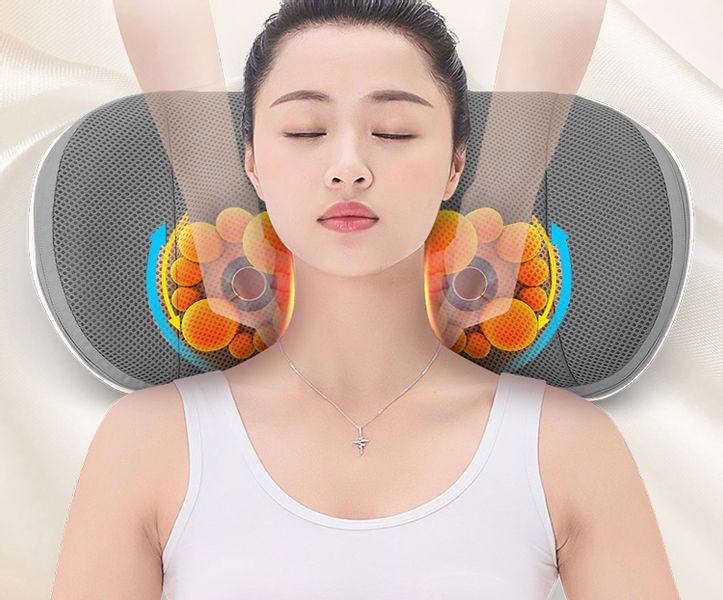 Poduszka masująca shiatsu masażer do karku pleców brzucha ud stóp zdjęcie 14