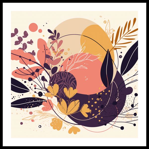 Plakat 70x70cm Wigor Kształtów zdjęcie 3