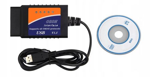 Kabel Interfejs ELM327 OBD2 + CAN USB + PROGRAM na Arena.pl