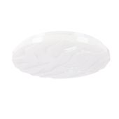 Nevada lampa sufitowa plafon biały 16W LED 29 cm klosz biały efekt sky