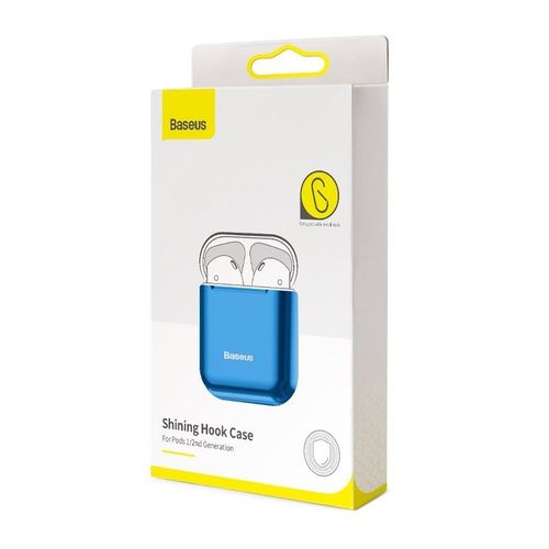 Etui Baseus Shining Hook Case Do Apple Airpods (Niebieskie) na Arena.pl
