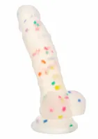 party boy studs model 13.25 cm silikonowy z przyssawką czarny