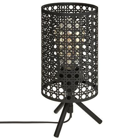 Lampa Katel 28 cm czarna zdjęcie 1