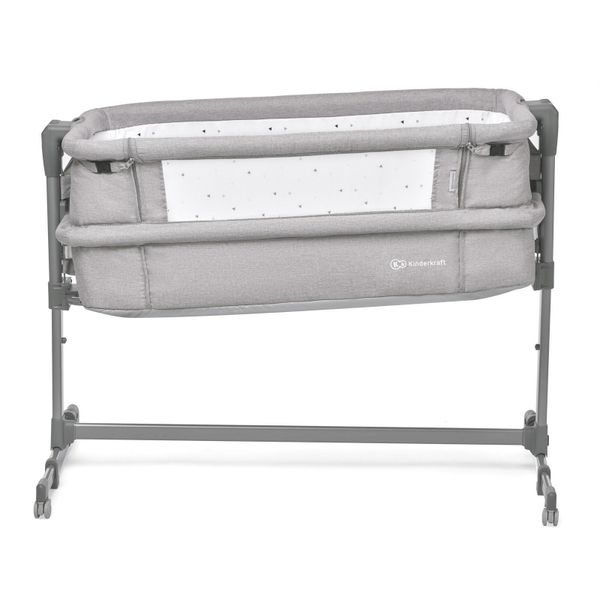 KINDERKRAFT Łóżeczko dostawne NESTE UP GREY LIGHT MELANGE zdjęcie 4