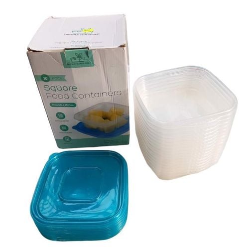 Plastikowe Pojemniki Na Żywność Z Pokrywkami 710ml na Arena.pl