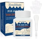 Emalia naprawcza do wanny płytek uniwersalna 60ml biały połysk