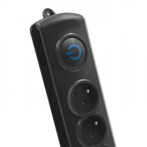 LISTWA ANTYPRZEPIĘCIOWA 6 GNIAZD 3M CZARNA na Arena.pl