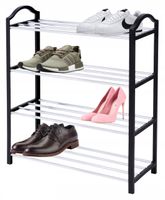 tg56567 lekka półka regał szafka na buty stojak 4 poziomy organizer
