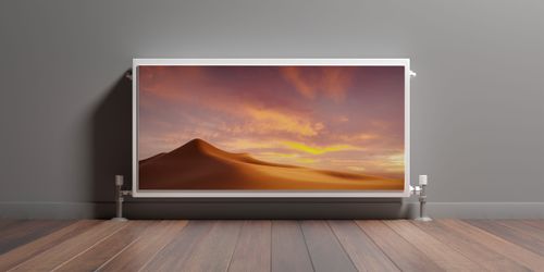 Mata MAGNETYCZNA Grzejnika Pustynna Wydma Zachód Słońca 120cm x 60cm na Arena.pl