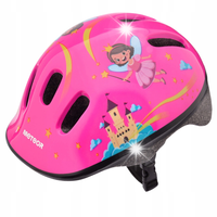 Kask Rowerowy Regulowany Dziecięcy Ochronny Otwory Wentylacyjne METEOR