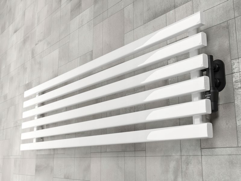 Grzejnik poziomy HORYZONT6 45x120 biały połysk zdjęcie 6