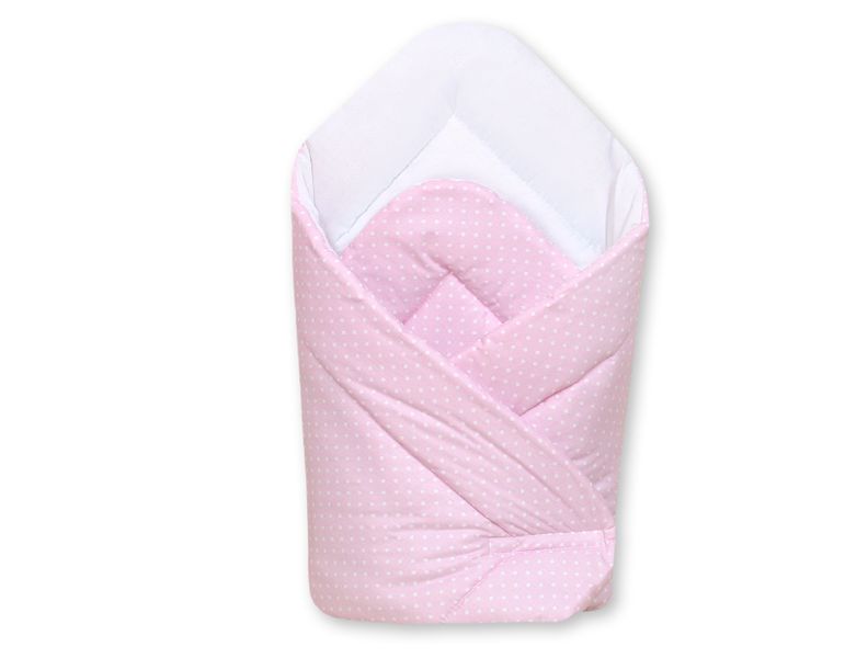 Rożek miękki - kropki na różu zdjęcie 1