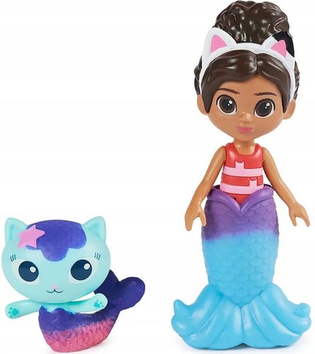 KOCI DOMEK GABI DUŻY ZESTAW BASEN 2 FIGURKI GABI SYRENKOTKA + ZJEŻDŻALNIA na Arena.pl