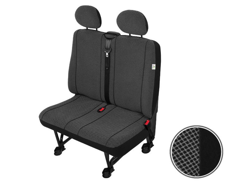 Welurowe pokrowce 3 osoby Nissan Interstar 2002-2006 zdjęcie 4