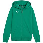 Bluza dla dzieci Puma teamGoal Casuals Hooded zielona 658596 05 140 cm