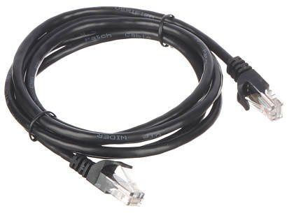 PATCHCORD RJ45/3.0-BLACK 3 m zdjęcie 1