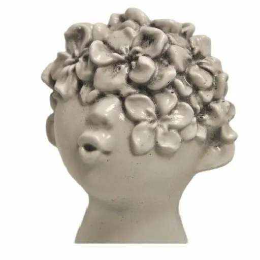 MAŁA FIGURKA GIPSOWA GŁOWA OZDOBA DO OGRODU DOMU NA PREZENT PODARUNEK zdjęcie 9