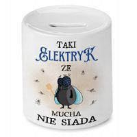 Skarbonka Dla Elektryka Idealny Imieniny Prezent Z Nadrukiem Ze Zdjęciem