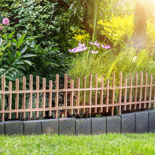 KADAX Płotek Ogrodowy Drewniany Palisada 60cm na Arena.pl