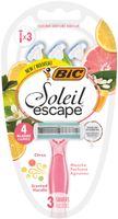 BIC Maszynka do golenia Soleil Escape Citrus - blister 3 sztuki